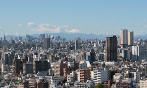 View towards Mt. Fuji