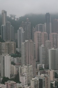 View from Hotel Room in Hong Kong Island