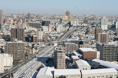 View towards Kita-Senju