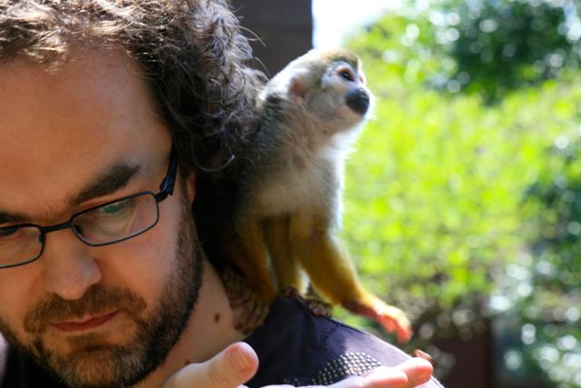 Marty and the Squirrel Monkey