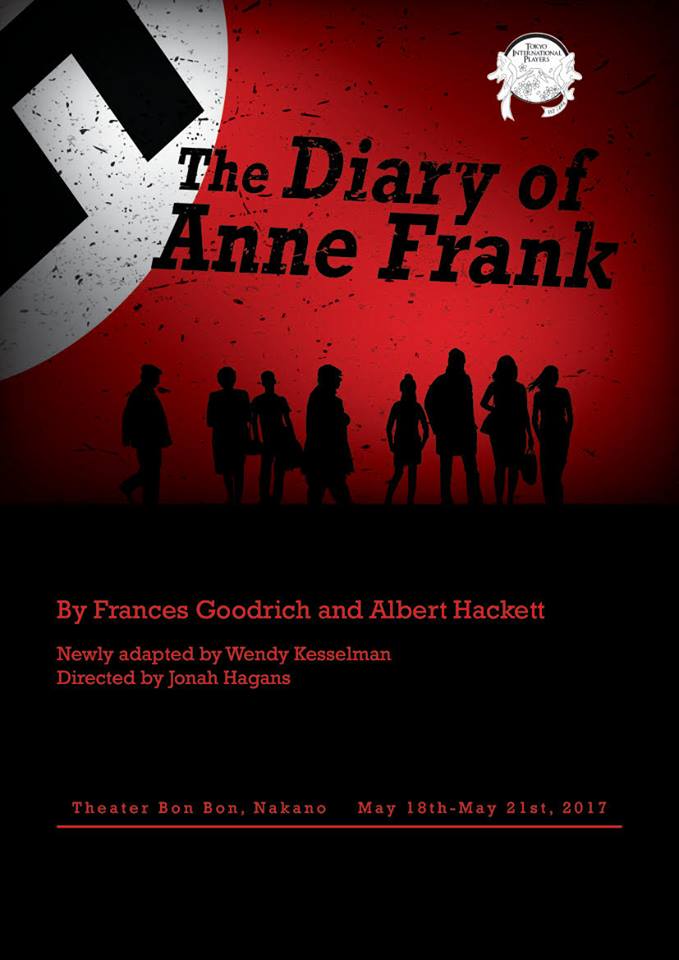 Flyer for The Diary of Anne Frank
